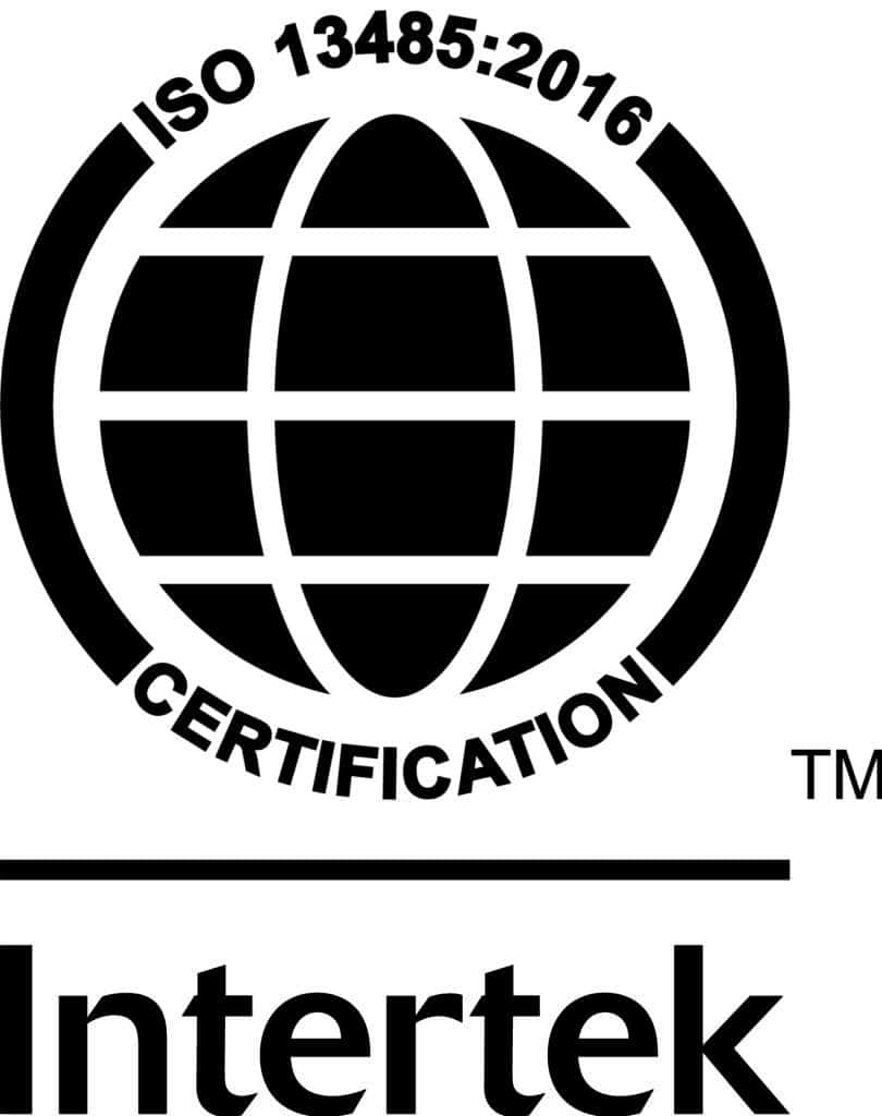 Ortivus är ISO 13485-certifierade av Intertek