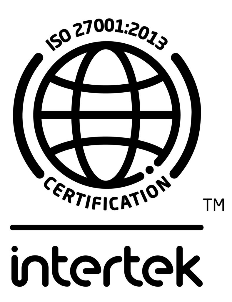 Certifikat från intertek ISO 27001:2013