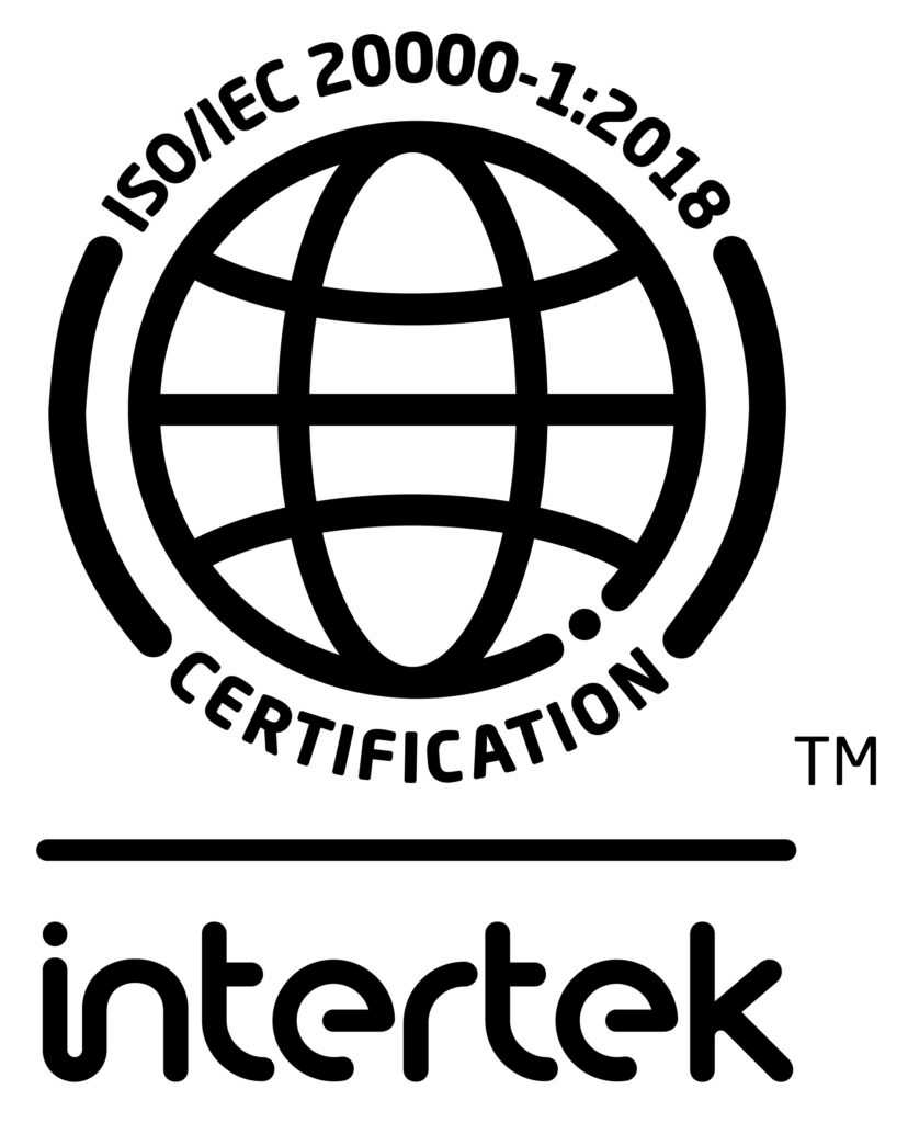 Certifikat från intertek ISO 20000-1:2018
