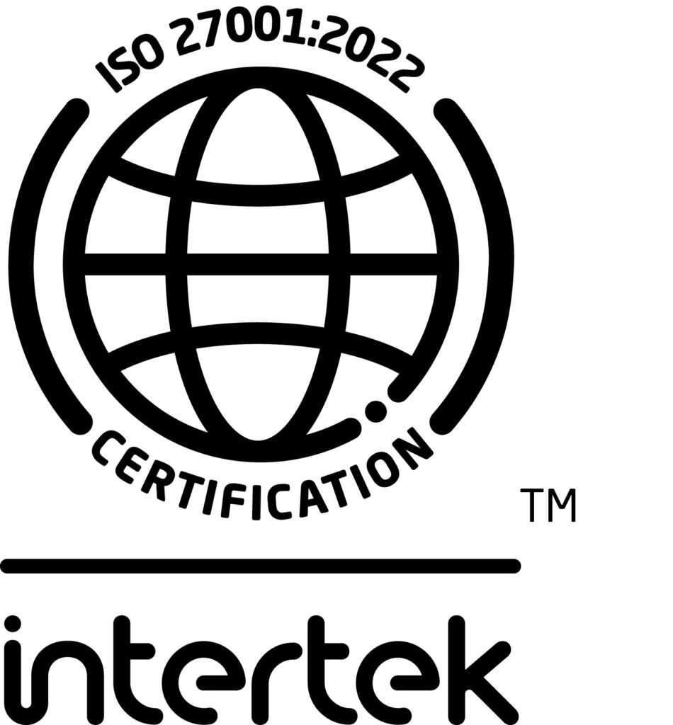 Certifikat från intertek ISO 27001:2022